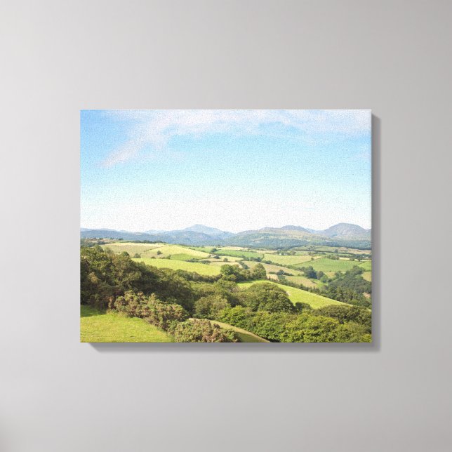 Impressão Em Tela Manhã de Verão, Cartaz do Vale do Conwy, Poster Fa (Frente)