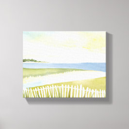 Impressão Em Tela Manhã em Chatham | Cabo Cod Watercolor Painting