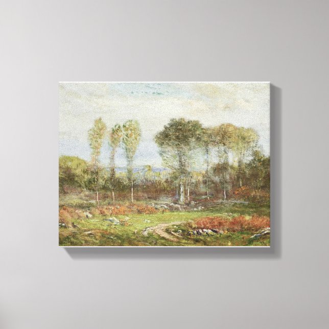 Impressão Em Tela Manhã em setembro por Dwight William Tryon Green (Frente)