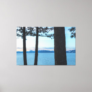 Impressão Em Tela Manhã no lago Tahoe