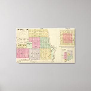 Impressão Em Tela Manhattan, Coronado, Towanda, Kansas