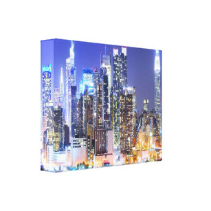 Impressão Em Tela Manhattan Skyline