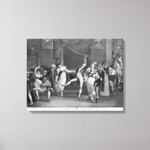 Impressão Em Tela Mania da dança, 1809