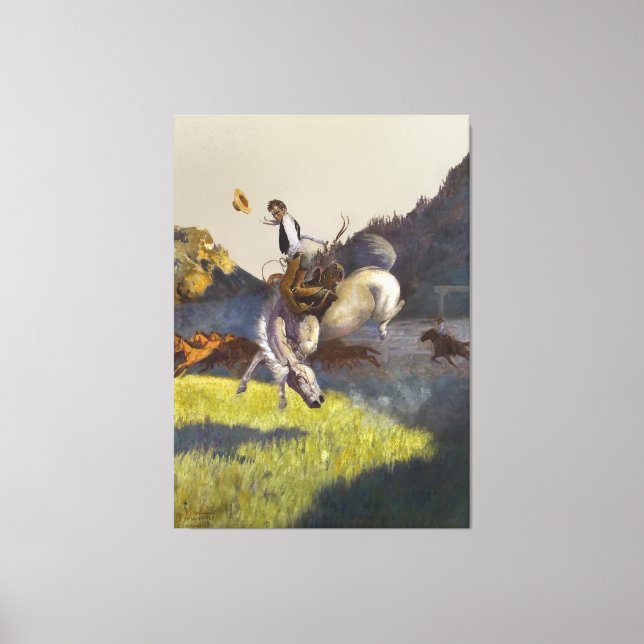 Impressão Em Tela "Manipulando Alguns Duros" Arte Ocidental (Frente)