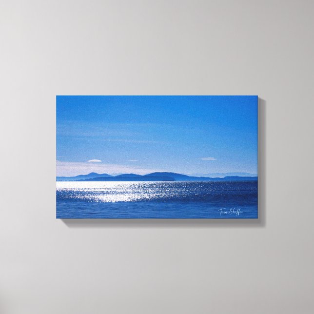 Impressão Em Tela Manning View Wildcat Cove Larrabee State Park WA (Frente)