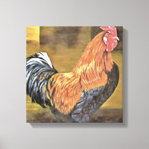 Impressão Em Tela Mantendo Galinhas Arte De Galeria