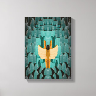 Impressão Em Tela Mantenha o Voo - Arte Abstrata de Saúde Mental