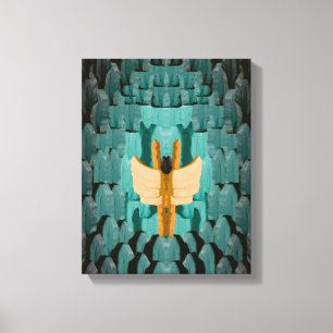 Impressão Em Tela Mantenha o Voo - Arte Abstrata de Saúde Mental 