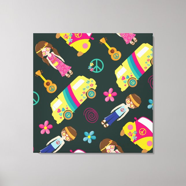 Impressão Em Tela Mantenha ou design seu (Frente)