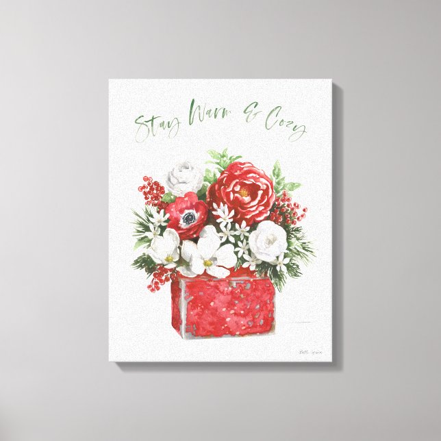 Impressão Em Tela Mantenha-se quente e convencido (Frente)