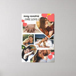 Impressão Em Tela Many Memories One Love Custom Collage