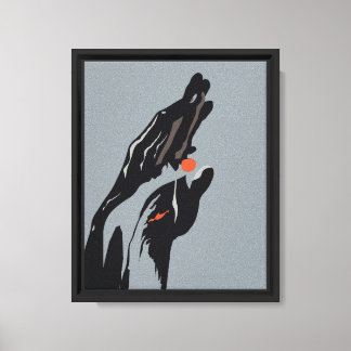 Impressão Em Tela Mão da Criação – Arte Simbólica Minimalista
