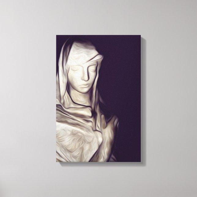 Impressão Em Tela mão no coração (Frente)