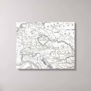 IMPRESSÃO EM TELA MAP: ALEMANHA E ÁUSTRIA