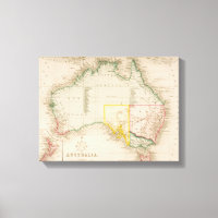 Mapa da Austrália e da Nova Zelândia