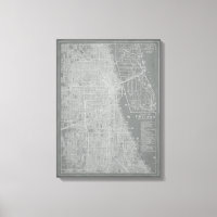 Mapa da cidade de Chicago