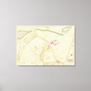 Impressão Em Tela Mapa de Boston 8