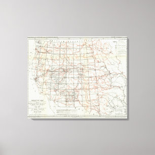 Impressão Em Tela Mapa de esqueleto