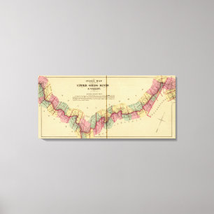 Impressão Em Tela Mapa de índice ao atlas do Rio Ohio superior