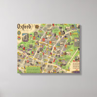 Mapa de Oxford, Inglaterra (caminhos de ferro brit