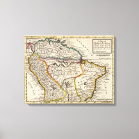 Mapa de Terra Firma, Peru, Amazônia, Brasil