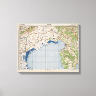 Impressão Em Tela Mapa de Veneza, Italia