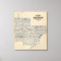 Mapa do Condado de Carver, Minnesota