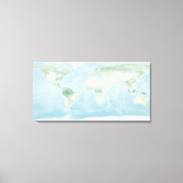 Impressão Em Tela Mapa do Explorador da Superfície da Terra