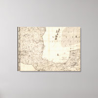 Mapa do Império Britânico na América 13