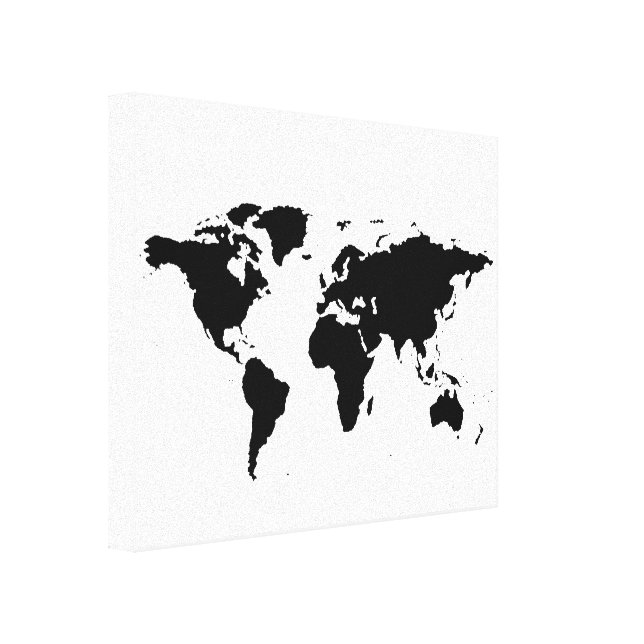 mapa mundial continentes e oceanos em preto e branco