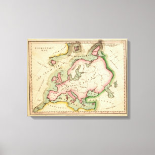 Impressão Em Tela Mapa elementar