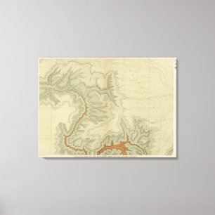 Impressão Em Tela Mapa geológico do do sul