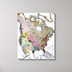 IMPRESSÃO EM TELA MAPA: INDIANOS AMERICANOS 3