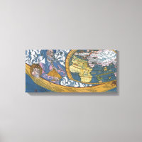 Mapa Mundial Antigo com Claudius Ptolemy, 1507