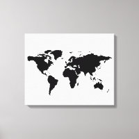 mapa mundial branco preto