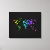 Mapa mundial de animais
