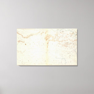 Impressão Em Tela Mapa XXIV do Gen