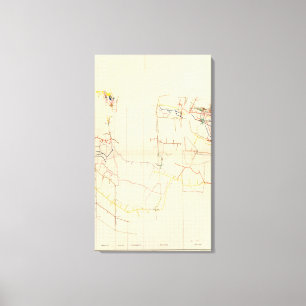 Impressão Em Tela Mapas de mina número de Comstock V