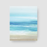 Impressão Em Tela Mar Azul Praia Ondas Costeiras<br><div class="desc">Adicione uma vibração serena à beira-mar às suas paredes com esta abstrato de canvas costeira que apresenta ondas oceânicas de cor azul-d-água e areia bege-praia. Para coordenar itens de decoração caseira,  minha coleção "Coastal Home Watercolor Ocean Waves". Arte por KL Stock</div>