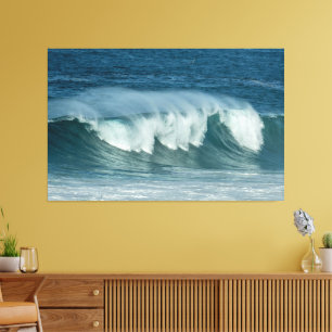 Impressão Em Tela Mar com Onda Sussurro