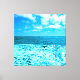 Impressão Em Tela Mar e ondas