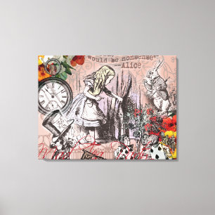 Impressão Em Tela maravilha das aventuras de arte alice