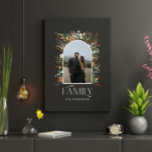 Impressão Em Tela Marca de fotografia da família aquarela botânica e<br><div class="desc">Canvas elegante botânica de cor de água do arco de fotografia da família. Casamento ideal,  aniversário,  aniversário ou presente de Natal</div>