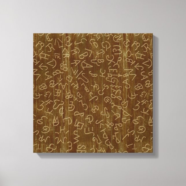 Impressão Em Tela Marcas de gado ocidental (Frente)