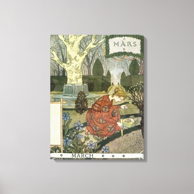 Impressão Em Tela Março (Frente)