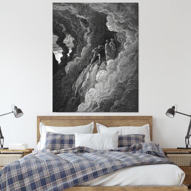 Impressão Em Tela Marco Lombardo Follows The Poets Dante (Insitu(Quarto))