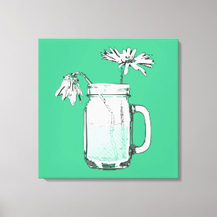 Impressão Em Tela margarida