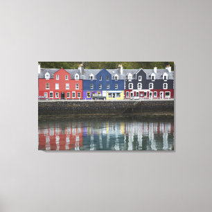 Impressão Em Tela Margem, Tobermory, Ilha de Mull, Escócia,