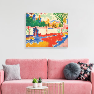 Impressão Em Tela Margens do Rio Andre Derain