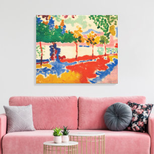 Impressão Em Tela Margens do Rio Andre Derain